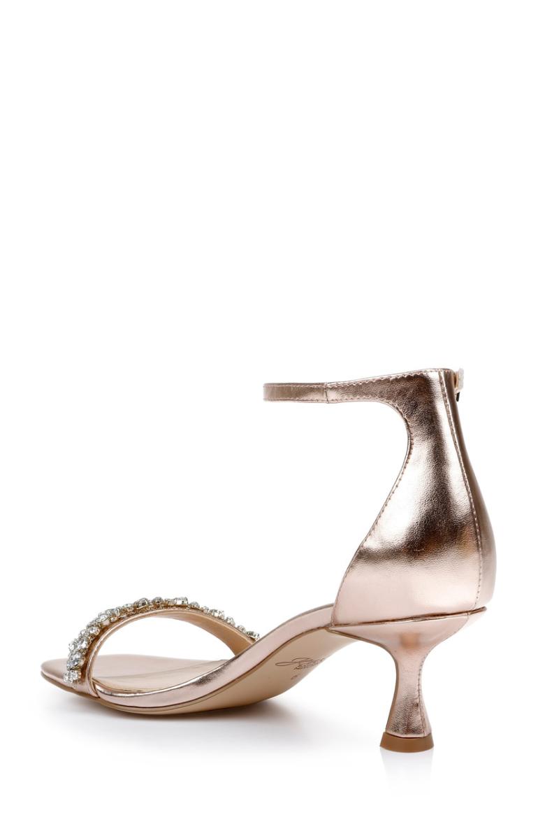 Badgley Mischka Angel Sassy Kitten Heel Light Gold | Women Kitten Heel