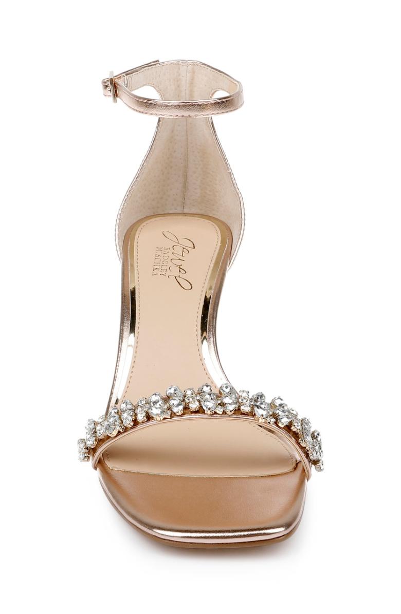 Badgley Mischka Angel Sassy Kitten Heel Light Gold | Women Kitten Heel