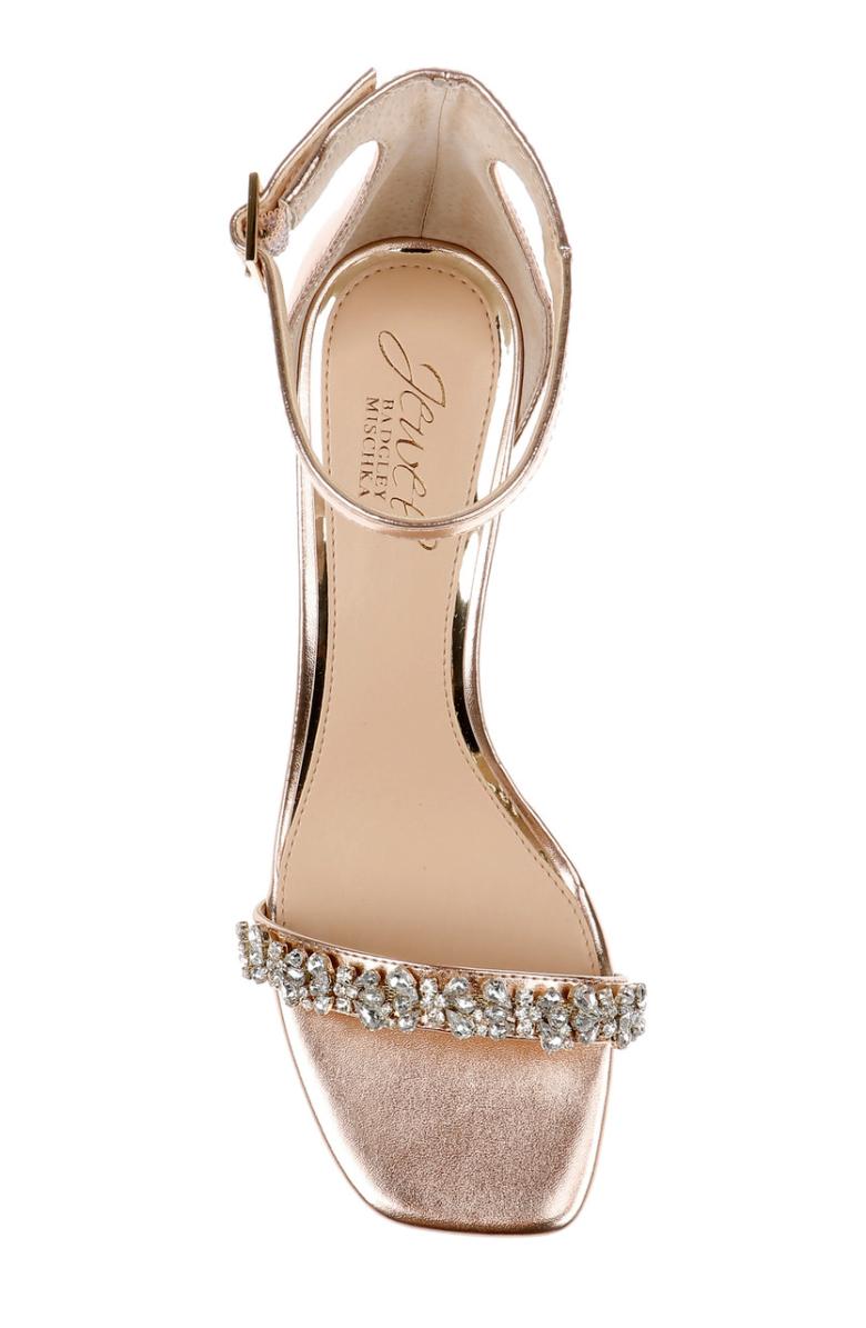 Badgley Mischka Angel Sassy Kitten Heel Light Gold | Women Kitten Heel