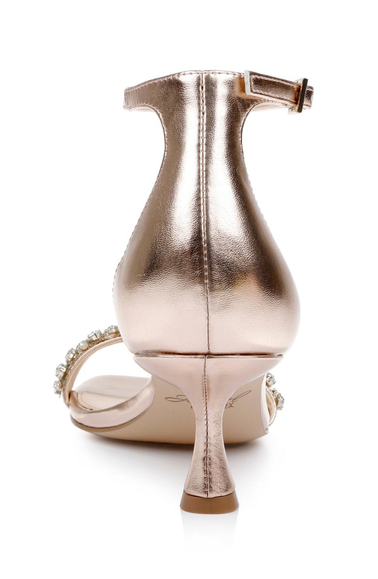 Badgley Mischka Angel Sassy Kitten Heel Light Gold | Women Kitten Heel