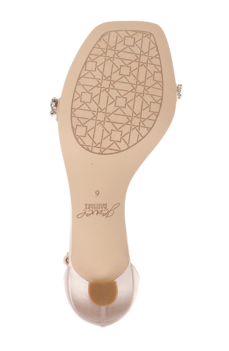 Badgley Mischka Angel Sassy Kitten Heel Light Gold | Women Kitten Heel