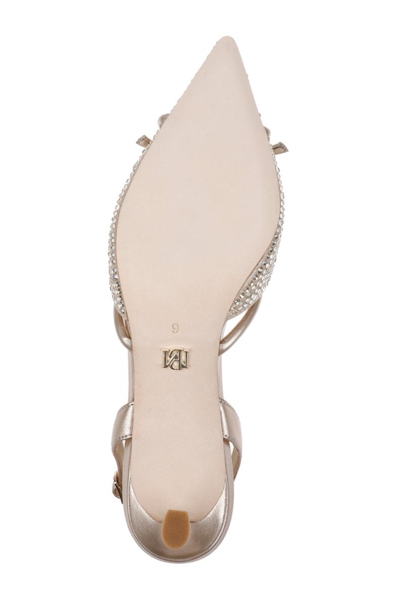 Badgley Mischka Angelina Slingback Kitten Heels Black | Women Best Sellers