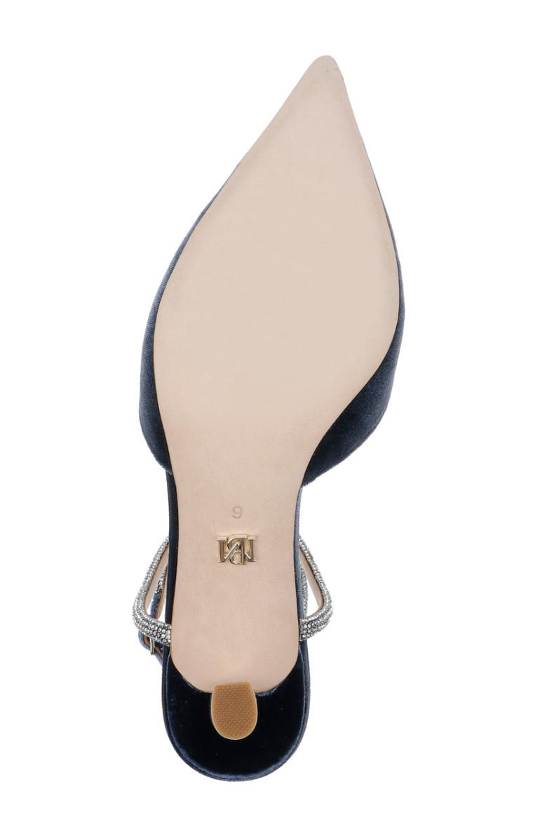 Badgley Mischka Autumn Ankle Strap Kitten Heel Pumps Black | Women Best Sellers