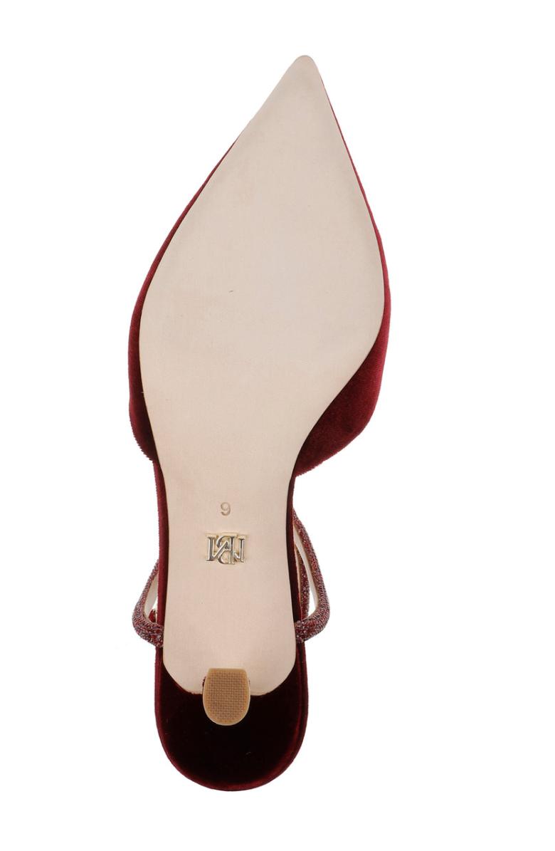 Badgley Mischka Autumn Ankle Strap Kitten Heel Pumps Black | Women Best Sellers