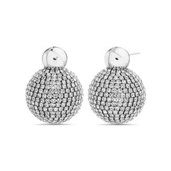 Badgley Mischka Ball Drop Pave Earrings | Women Fashion Jewelry