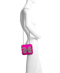 Badgley Mischka Blakely Crystal Bow Clutch Black | Women Evening Bags