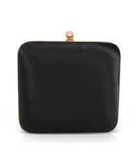 Badgley Mischka Blakely Crystal Bow Clutch Black | Women Evening Bags