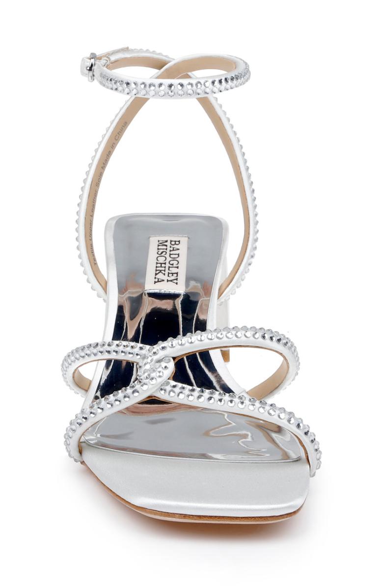 Badgley Mischka Brisa Low Block Heeled Sandal Black | Women Block Heels