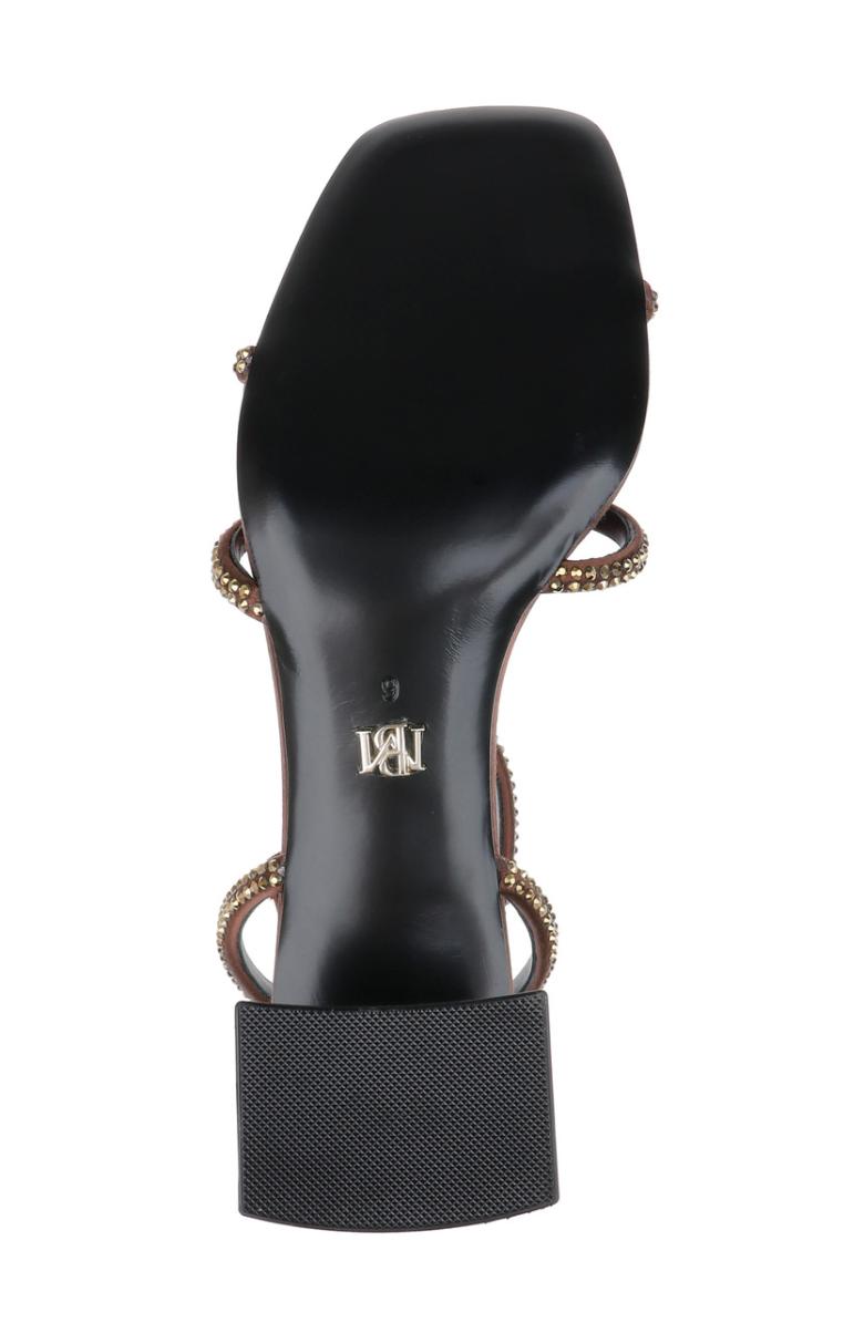 Badgley Mischka Brisa Low Block Heeled Sandal Black | Women Block Heels