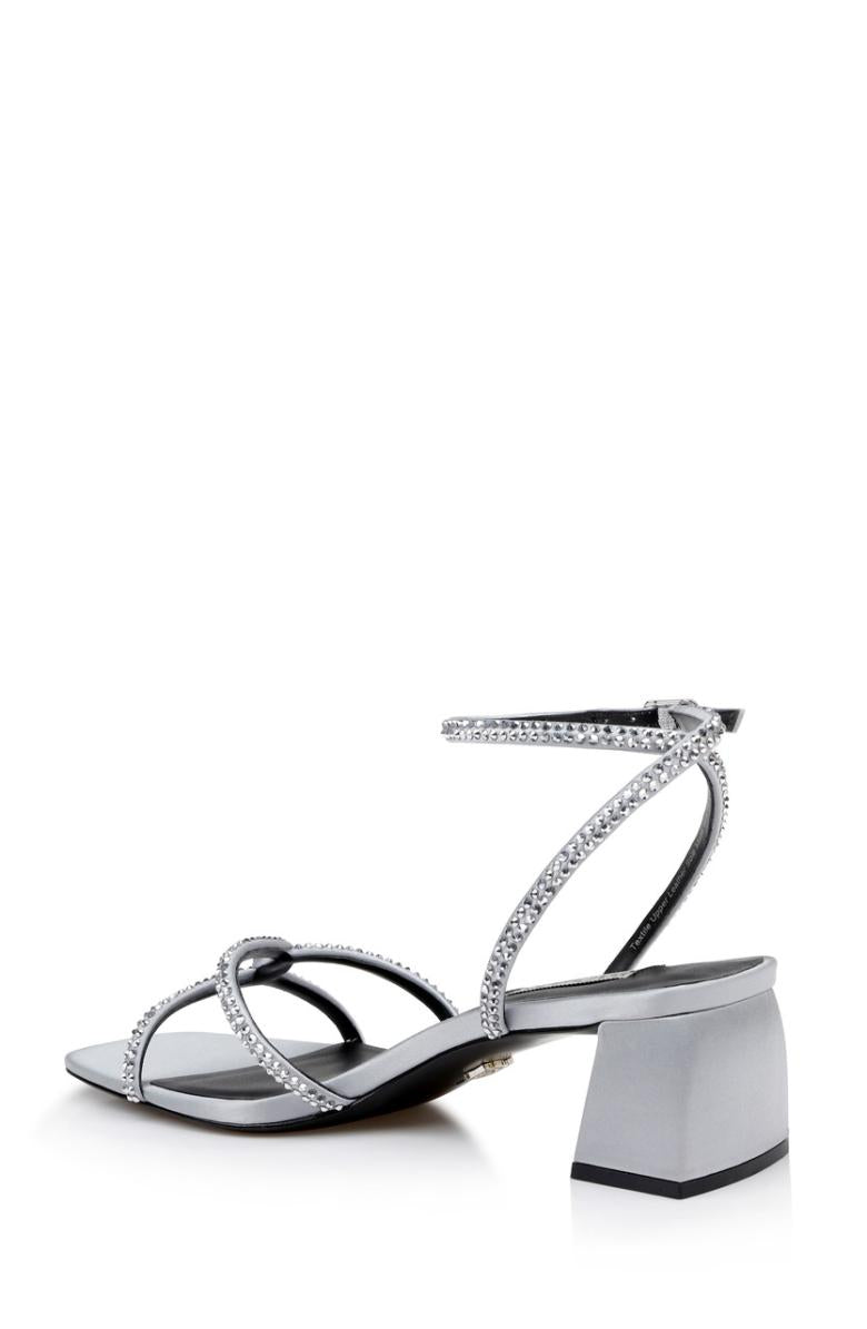 Badgley Mischka Brisa Low Block Heeled Sandal Black | Women Block Heels