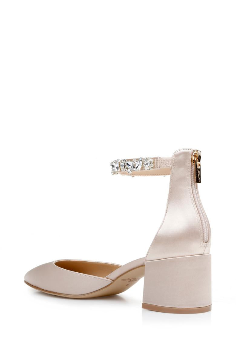 Badgley Mischka Cathleen Champagne | Women Block Heels