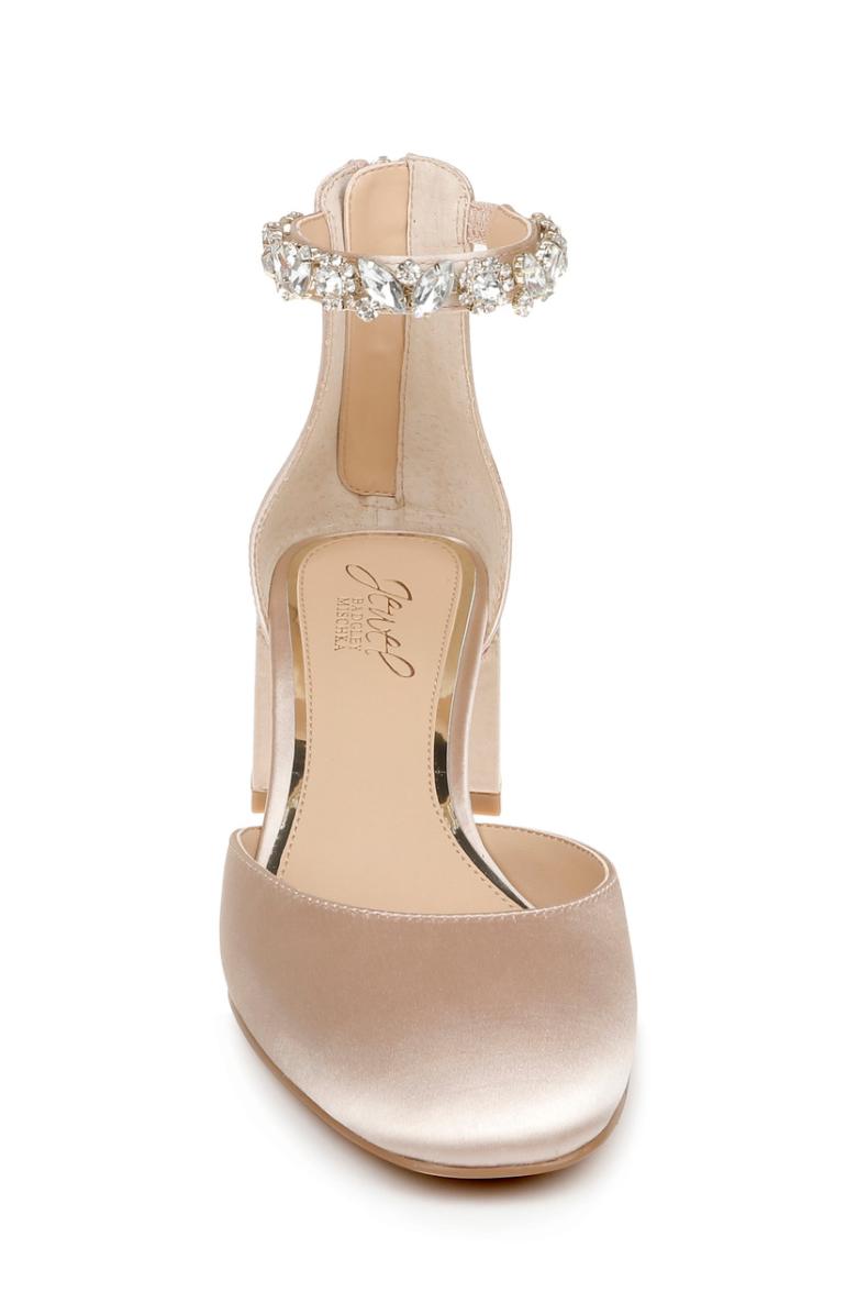 Badgley Mischka Cathleen Champagne | Women Block Heels