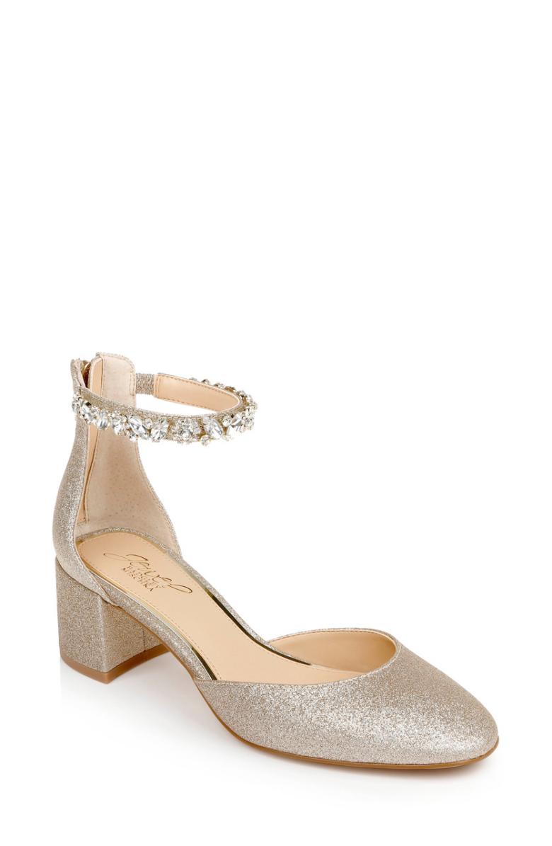 Badgley Mischka Cathleen Champagne | Women Block Heels
