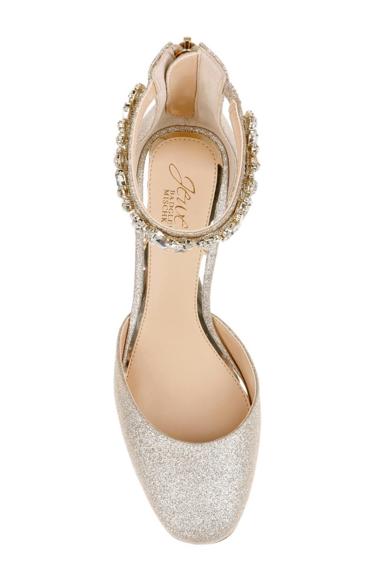 Badgley Mischka Cathleen Champagne | Women Block Heels