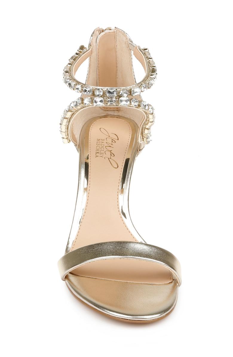 Badgley Mischka Celine Champagne | Women Stiletto