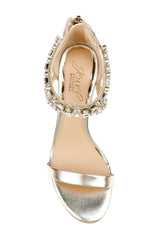 Badgley Mischka Celine Champagne | Women Stiletto