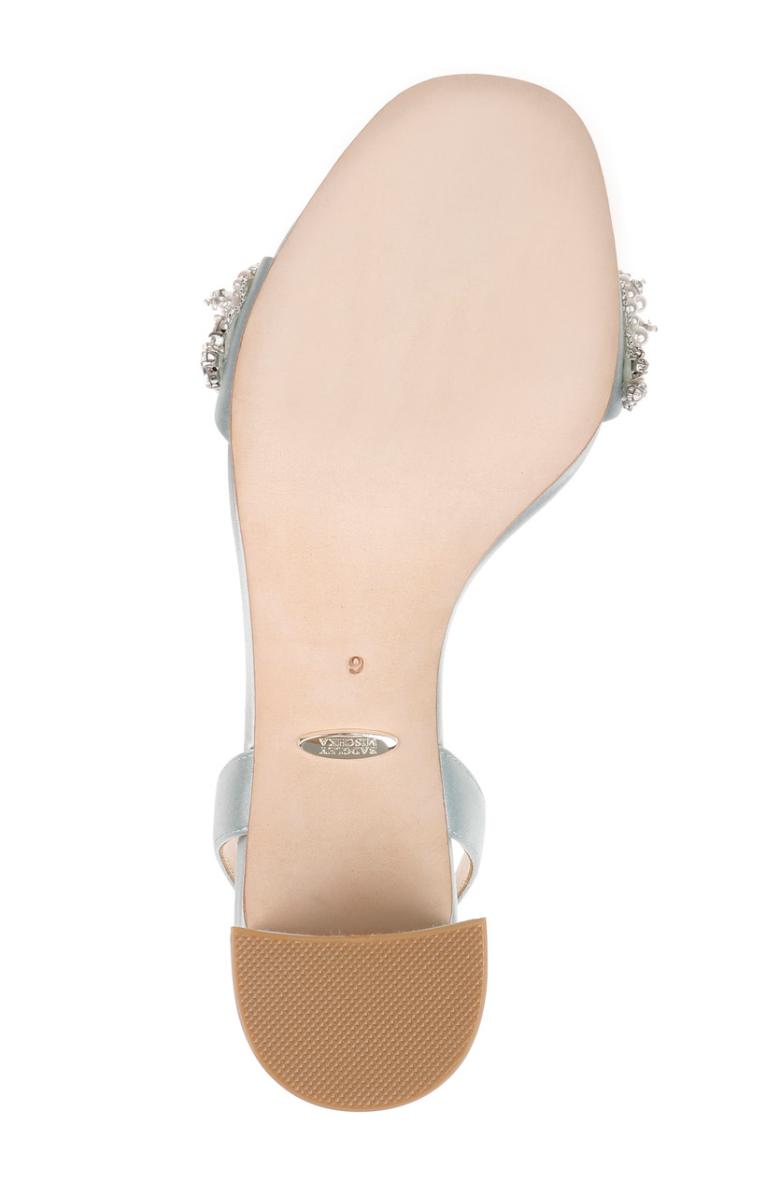 Badgley Mischka Clara Embellished Strap Evening Shoe Black | Women Best Sellers