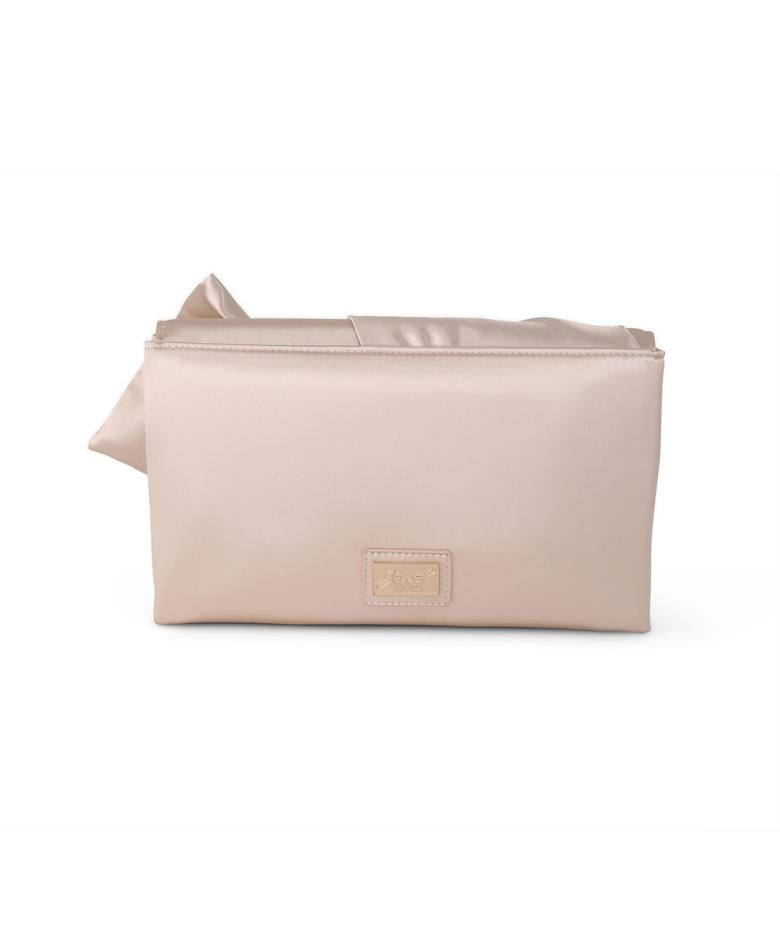 Badgley Mischka Delilah Handtied Bow Envelope Clutch Champagne | Women Evening Bags