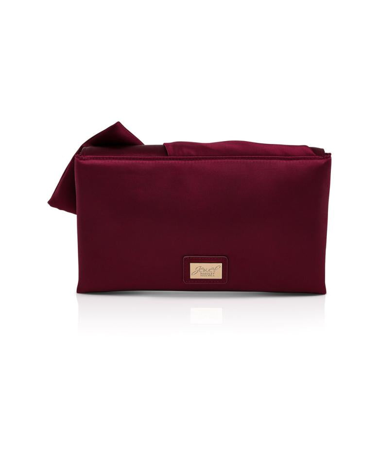 Badgley Mischka Delilah Handtied Bow Envelope Clutch Champagne | Women Evening Bags