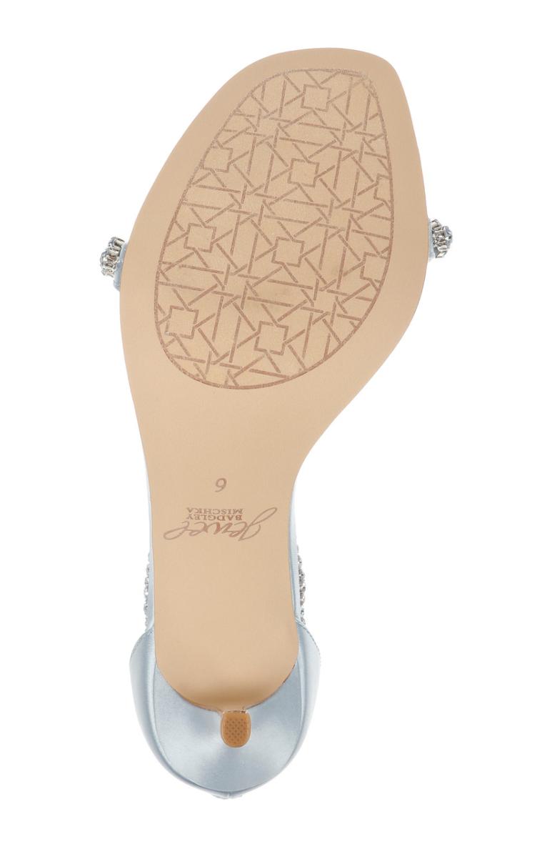 Badgley Mischka Dustyn Ankle Strap Sandal Champagne | Women Best Sellers