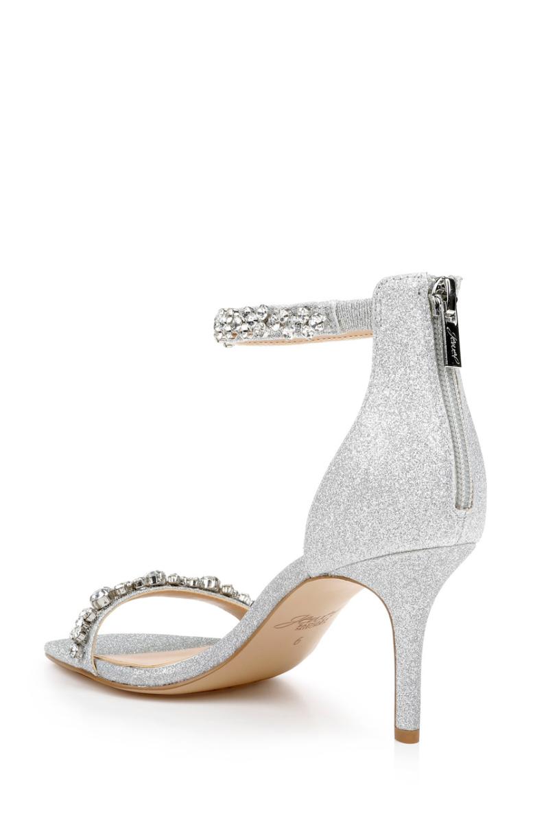 Badgley Mischka Dustyn Ankle Strap Sandal Champagne | Women Best Sellers