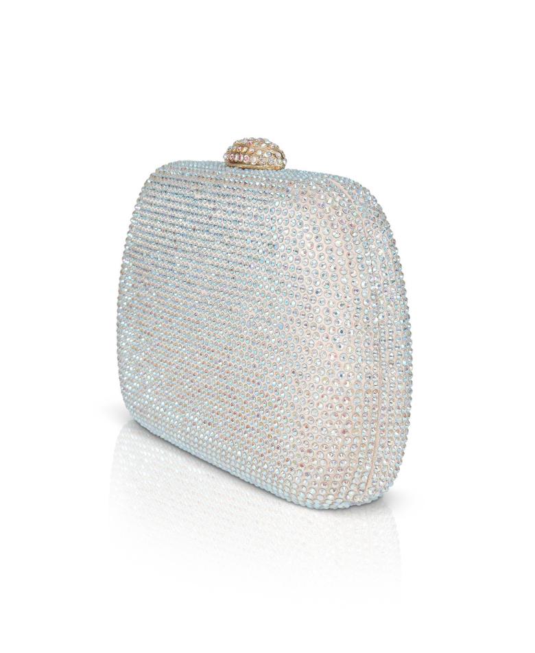 Badgley Mischka Eden Crystal Aurelias Borealis Clutch Lilac | Women Evening Bags