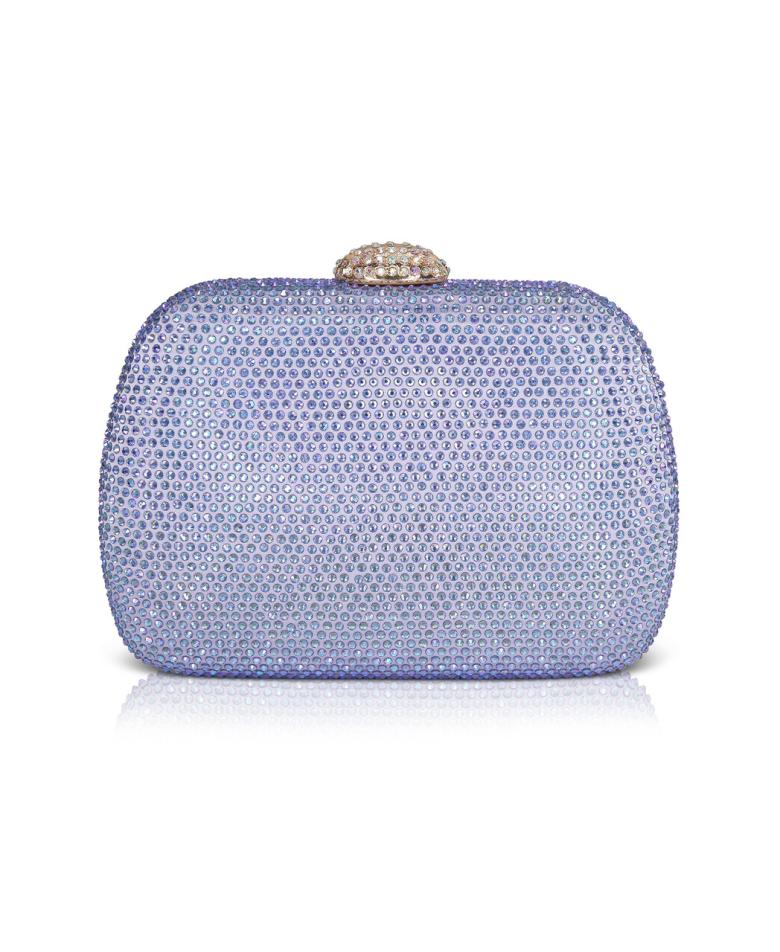 Badgley Mischka Eden Crystal Aurelias Borealis Clutch Lilac | Women Evening Bags