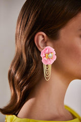 Badgley Mischka Enchanting Floral Earrings With Swag | Women Fashion Jewelry