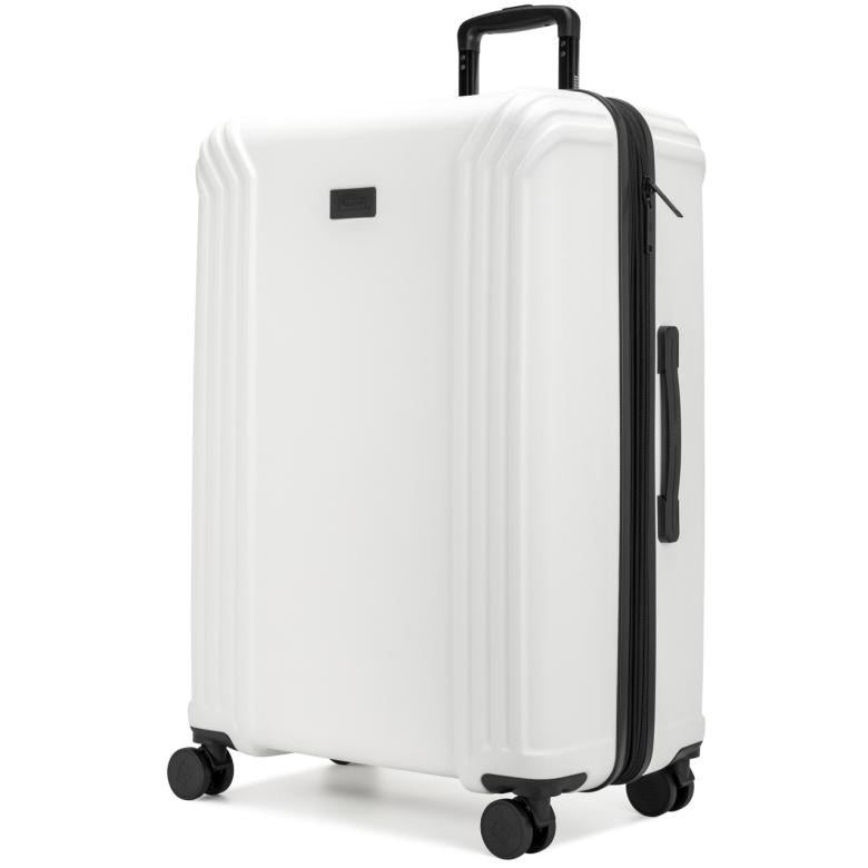 Badgley Mischka Evalyn 3 Piece Expandable Luggage Set White | Women Travel