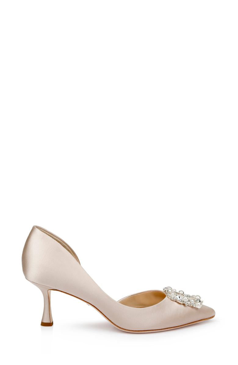 Badgley Mischka Fabia D’Orsay With Crystal Buckle Black | Women Best Sellers