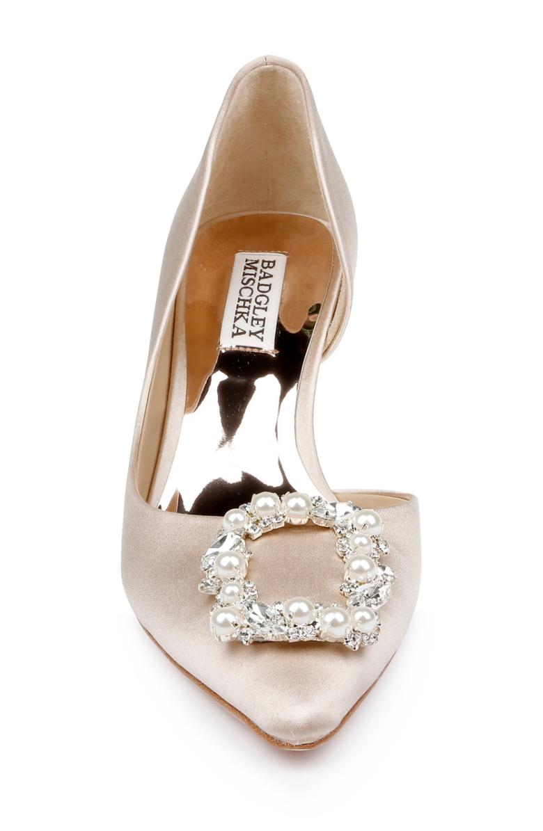 Badgley Mischka Fabia D’Orsay With Crystal Buckle Black | Women Best Sellers