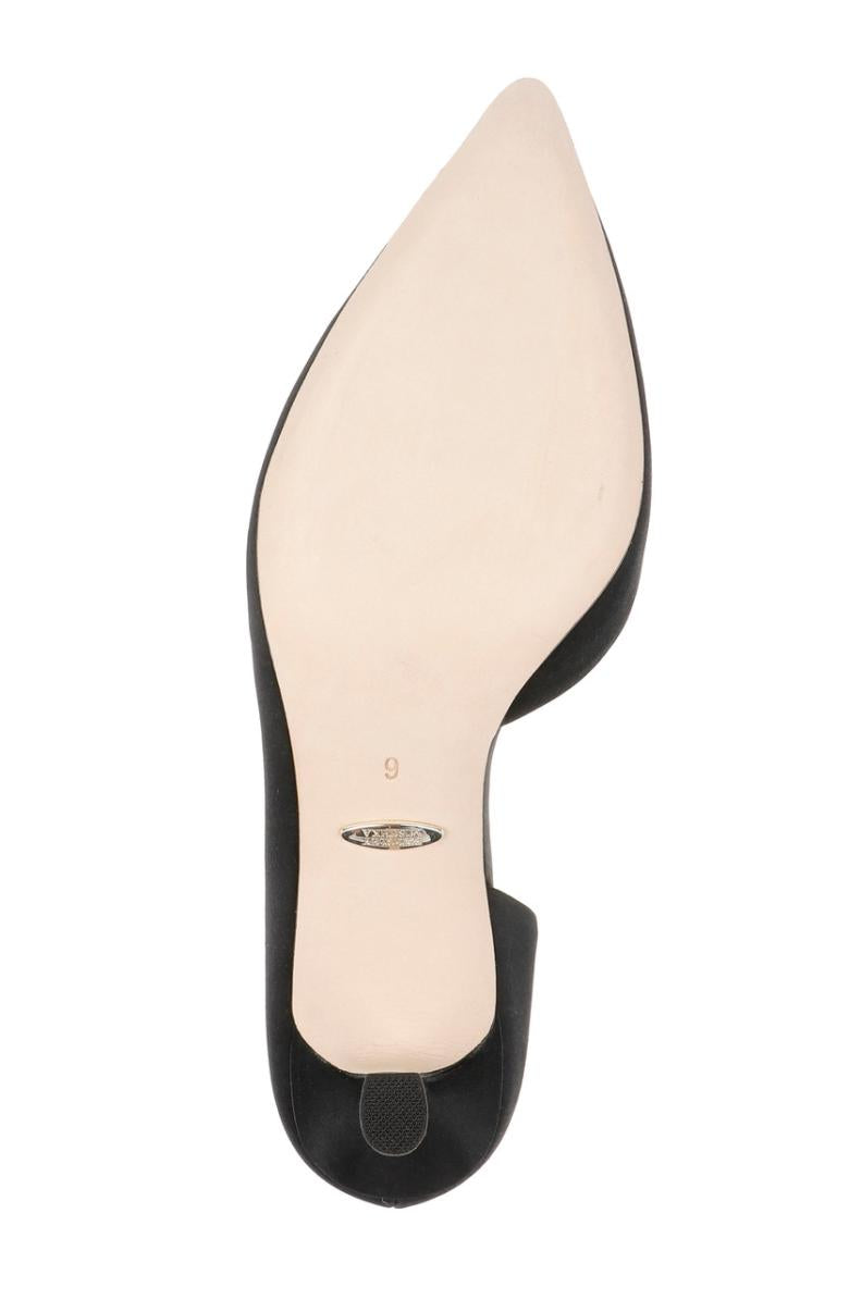 Badgley Mischka Fabia D’Orsay With Crystal Buckle Black | Women Best Sellers