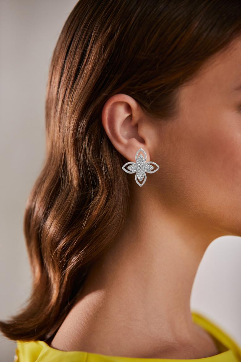Badgley Mischka Filagree Flower Stud Earring | Women Fashion Jewelry