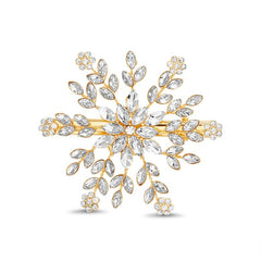 Badgley Mischka Floral Starburst Clip | Women Hair Accessories