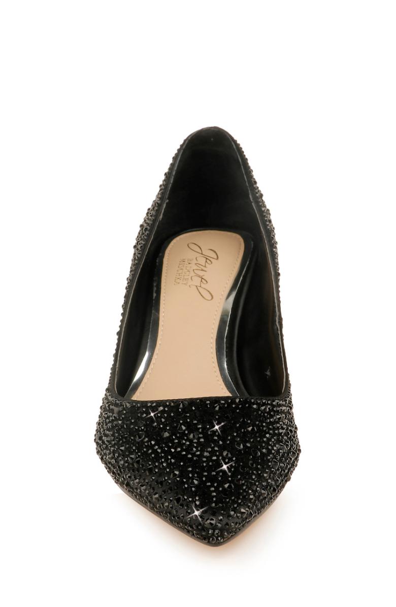 Badgley Mischka Frenchie Pointed Toe Kitten Heel Champagne | Women Best Sellers