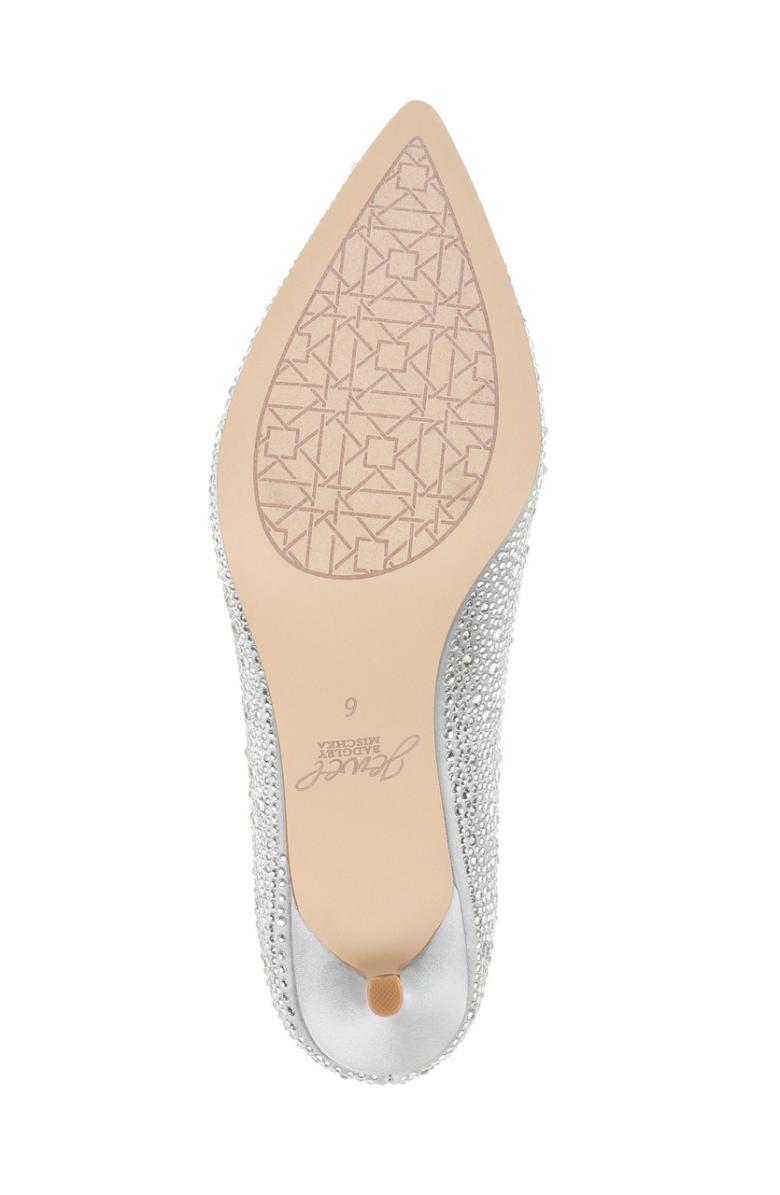 Badgley Mischka Frenchie Wide Width Pointed Toe Kitten Heel Black | Women Kitten Heel