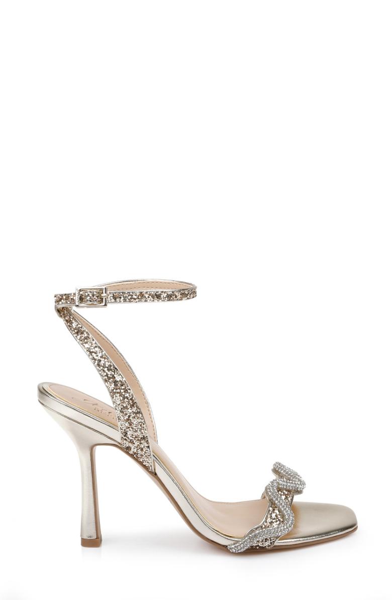 Badgley Mischka Gemma Stiletto Sandal Gold | Women Stiletto