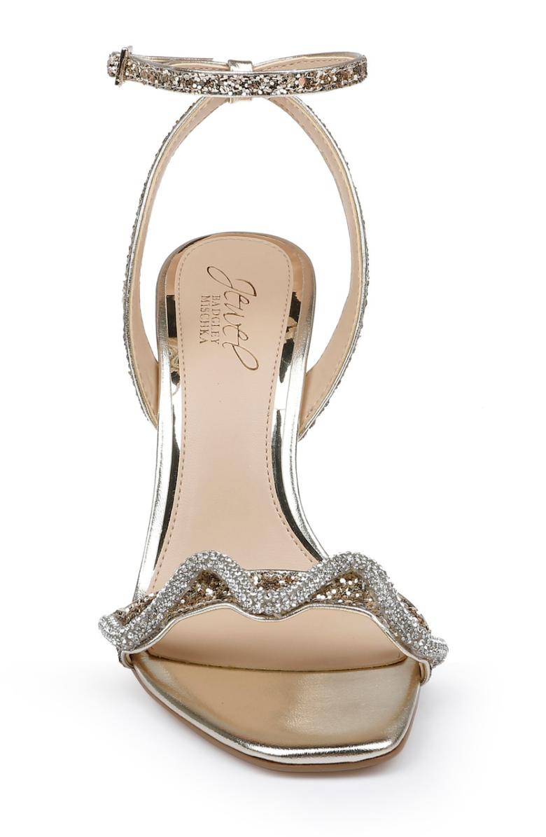 Badgley Mischka Gemma Stiletto Sandal Gold | Women Stiletto