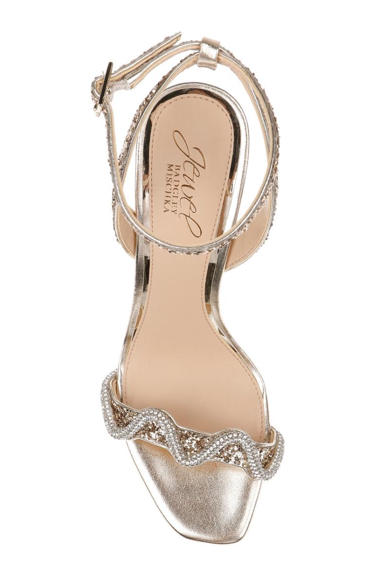 Badgley Mischka Gemma Stiletto Sandal Gold | Women Stiletto