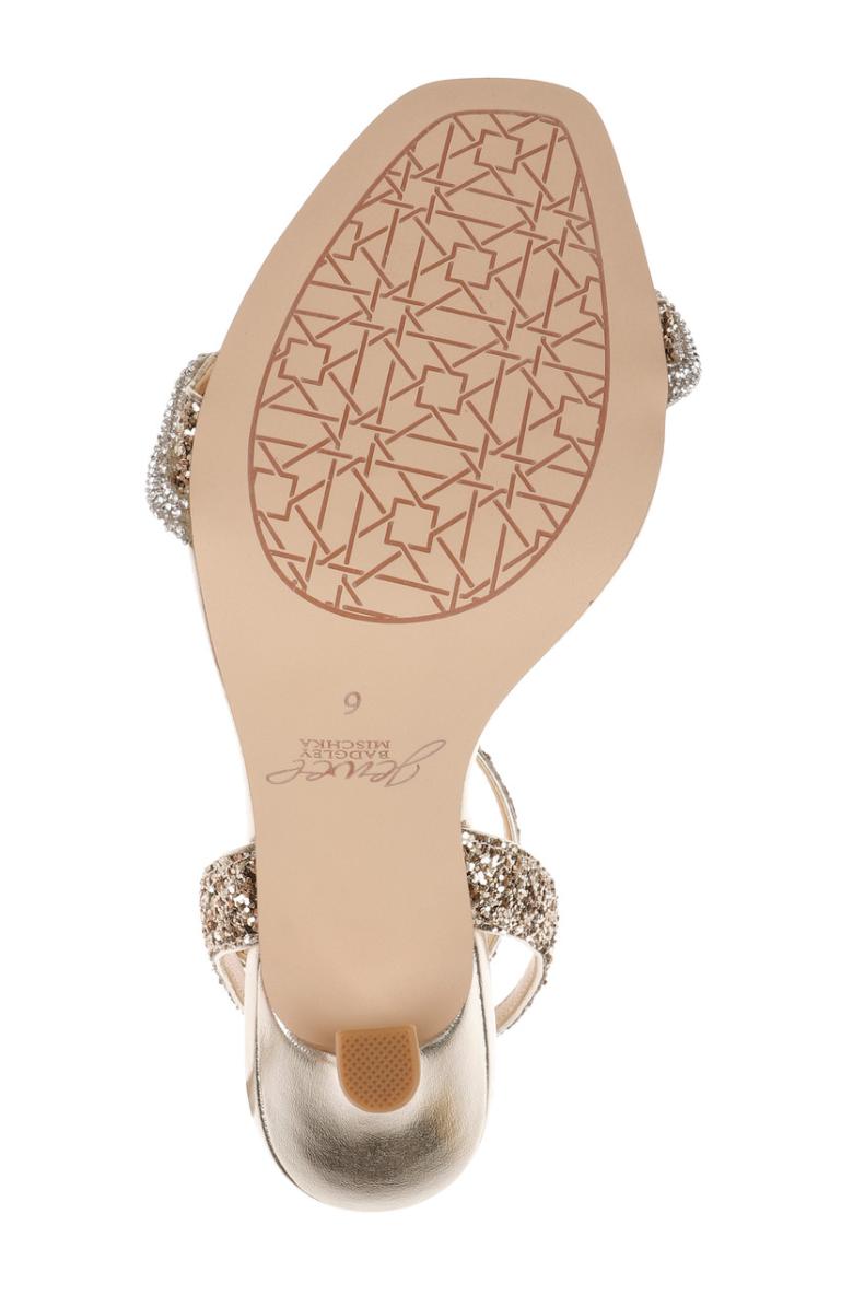 Badgley Mischka Gemma Stiletto Sandal Gold | Women Stiletto