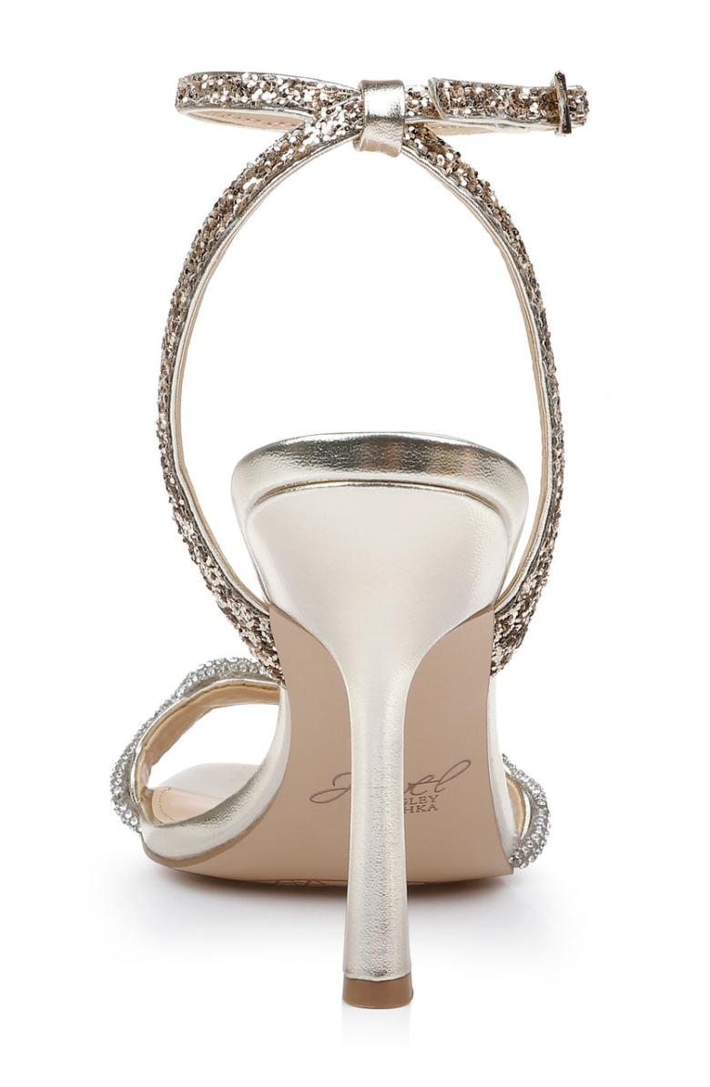 Badgley Mischka Gemma Stiletto Sandal Gold | Women Stiletto