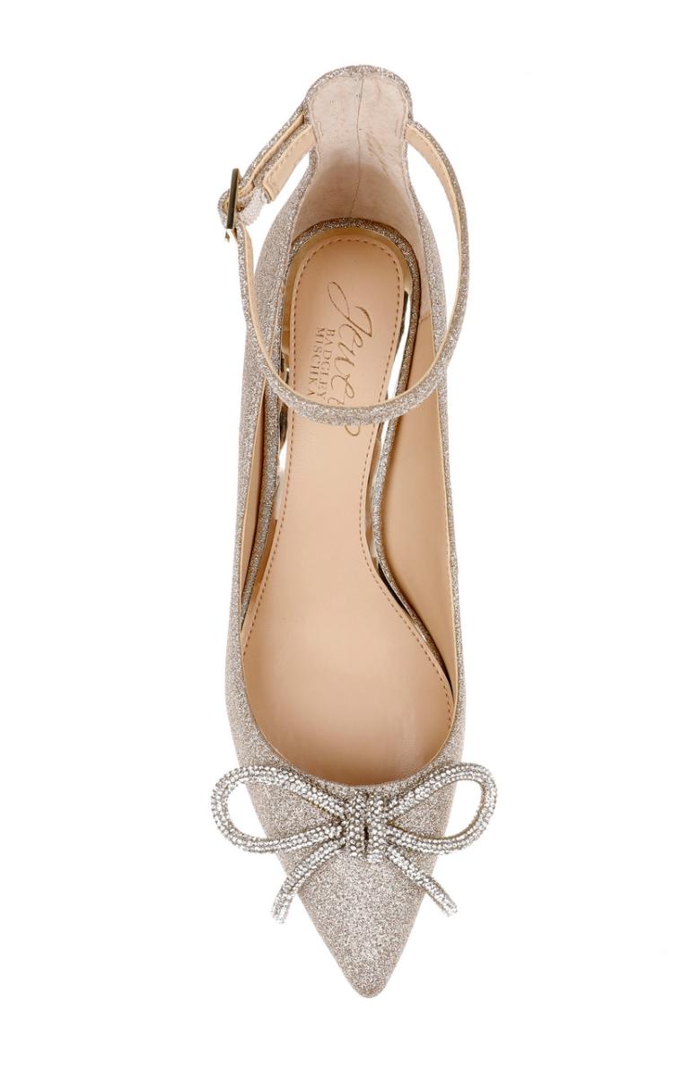 Badgley Mischka Geranium Kitten Heel Pump Black | Women Kitten Heel