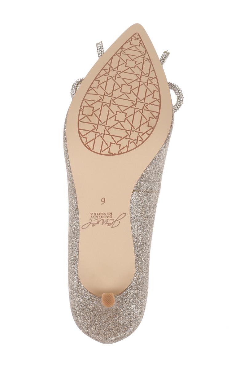 Badgley Mischka Geranium Kitten Heel Pump Black | Women Kitten Heel