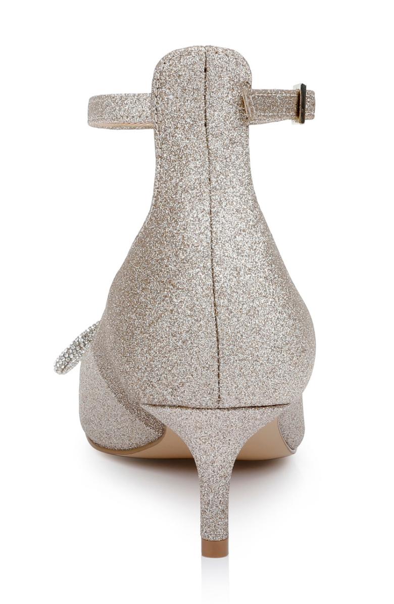 Badgley Mischka Geranium Kitten Heel Pump Black | Women Kitten Heel