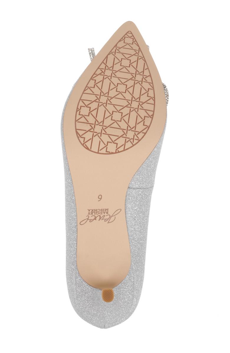 Badgley Mischka Geranium Kitten Heel Pump Black | Women Kitten Heel