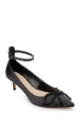 Badgley Mischka Geranium Kitten Heel Pump Black | Women Kitten Heel
