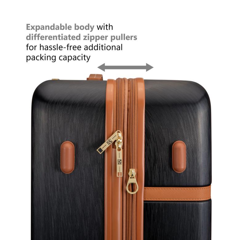 Badgley Mischka Grace Luggage Set Black | Women Travel