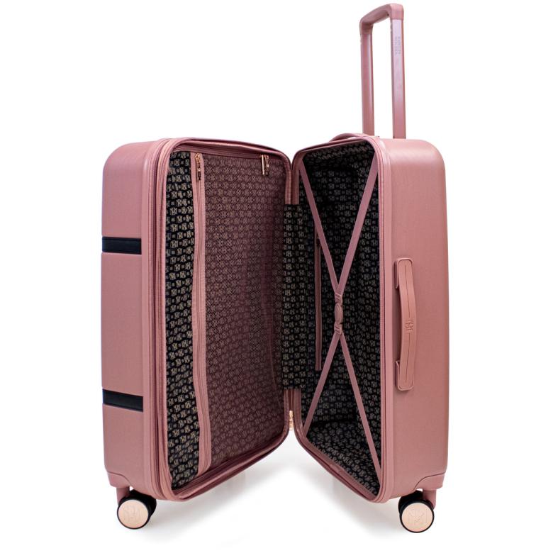 Badgley Mischka Grace Luggage Set Black | Women Travel