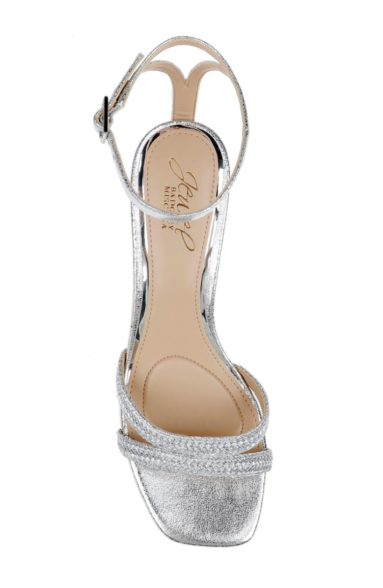 Badgley Mischka Hayzel Metallic Kitten Heel Sandal Gold | Women Kitten Heel