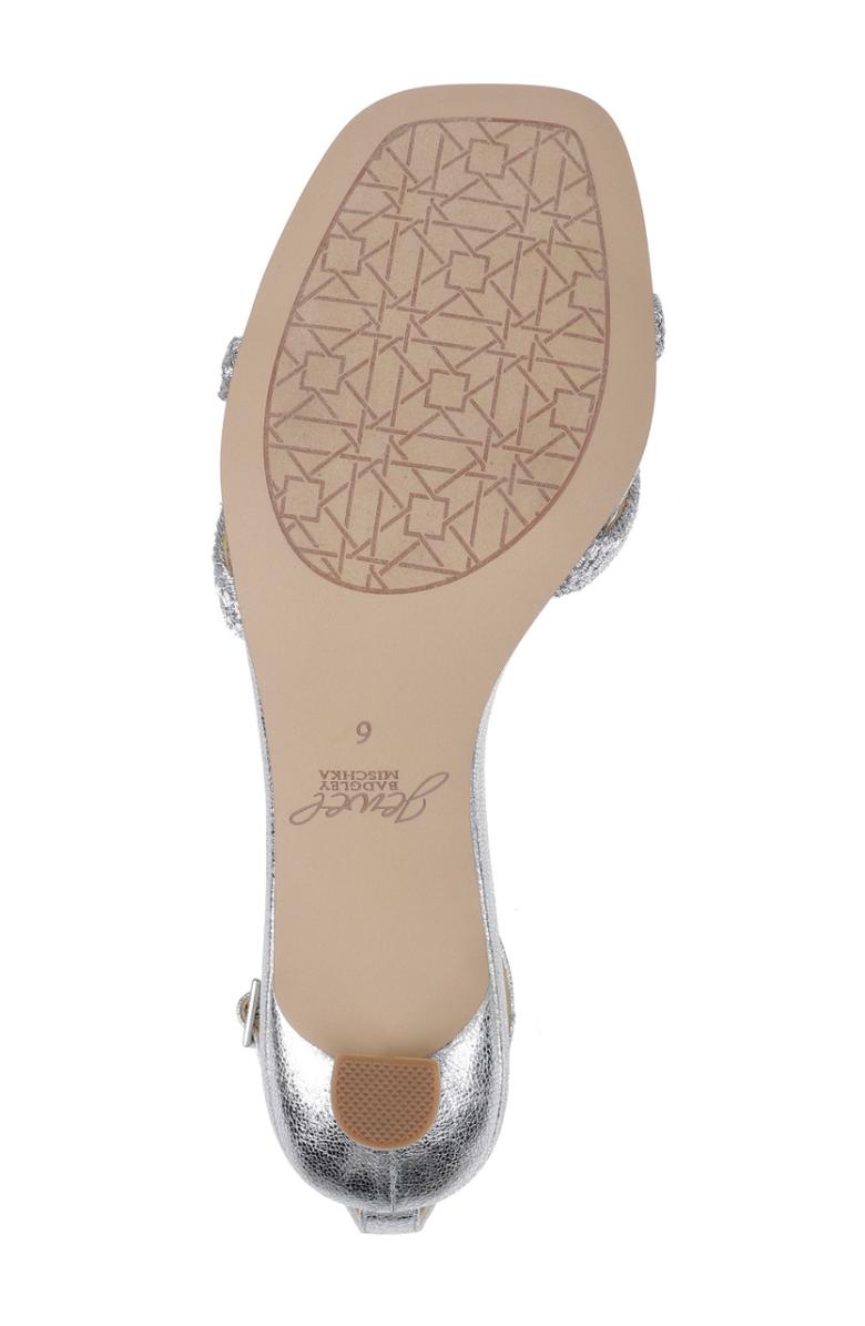 Badgley Mischka Hayzel Metallic Kitten Heel Sandal Gold | Women Kitten Heel